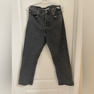 Levi's Women's Straight Leg Jeans in Black